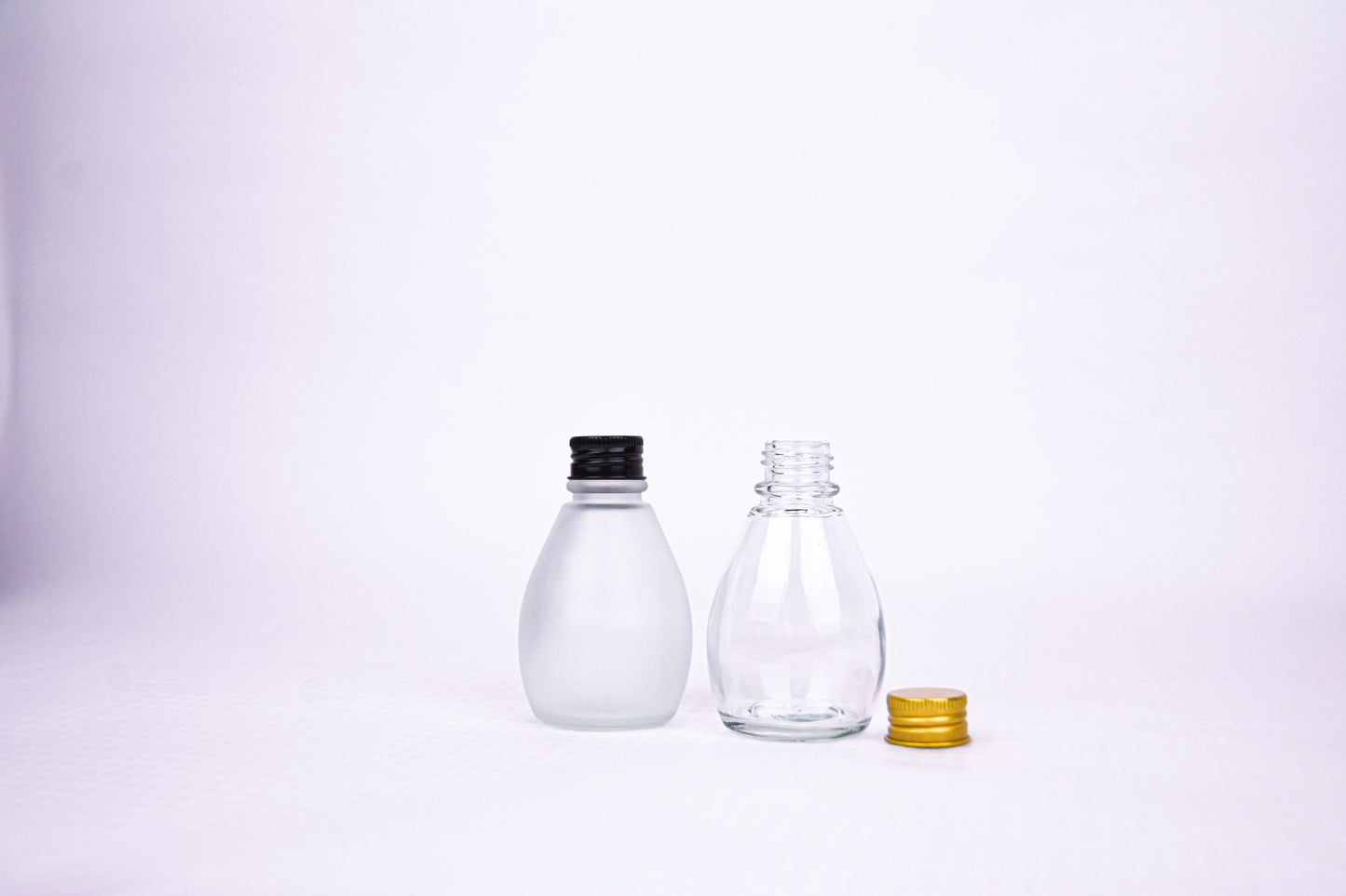 Premium Glass Bottles with Aluminum Caps