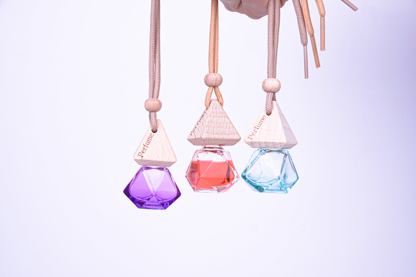 Elegant Crystal Car Perfume Hanging Ornament