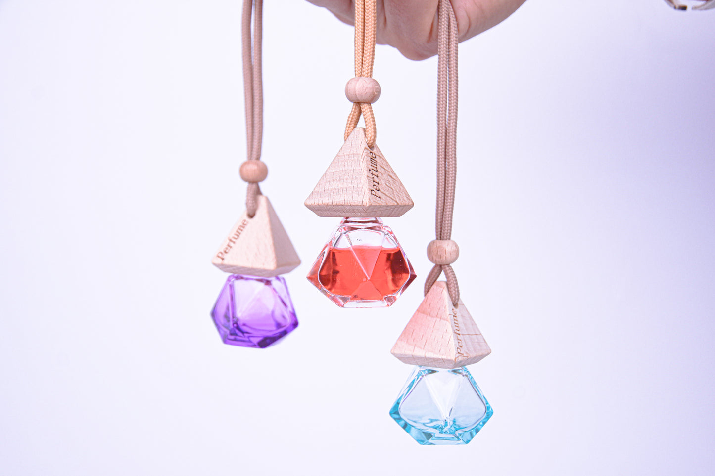 Elegant Crystal Car Perfume Hanging Ornament