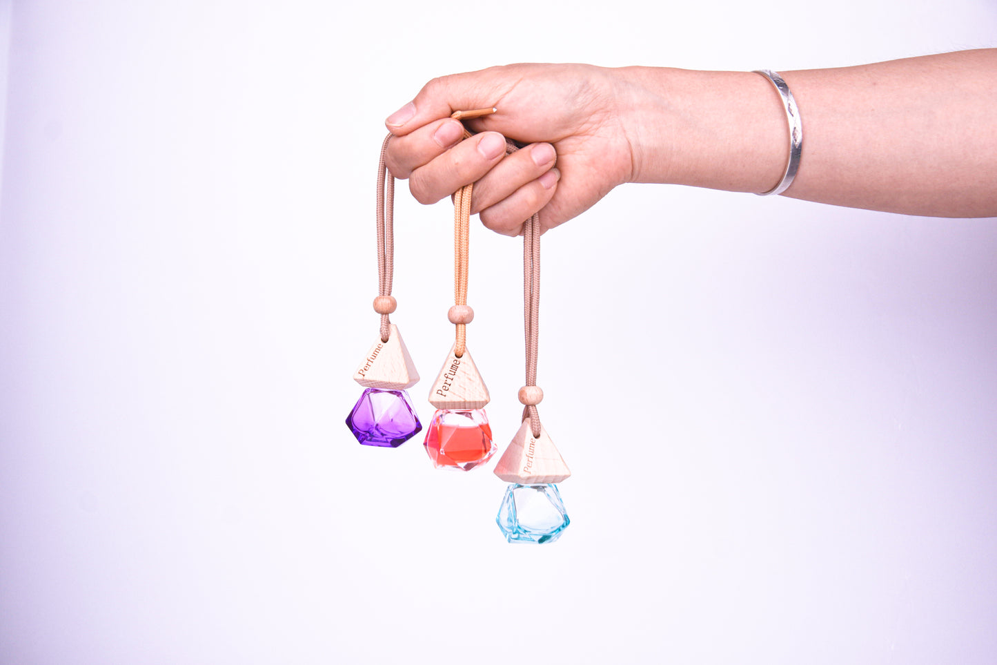 Elegant Crystal Car Perfume Hanging Ornament