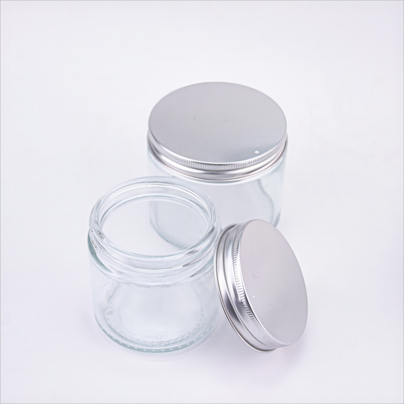 Versatile Clear Glass Jars - Perfect for Home & Kitchen