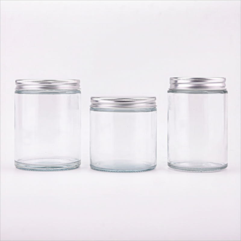 Versatile Clear Glass Jars - Perfect for Home & Kitchen