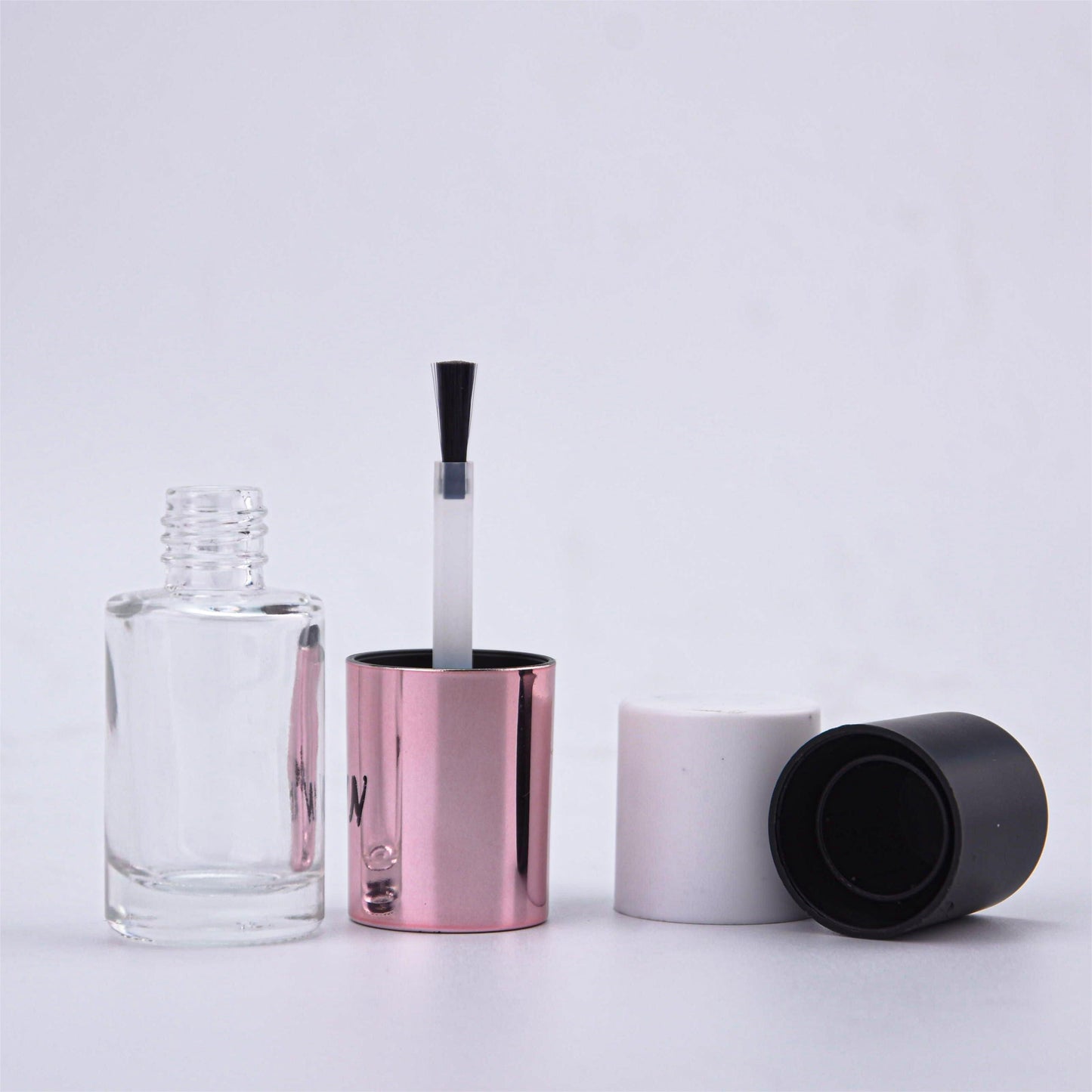 12ml Premium Transparent Glass Bottle Nail Polish - Long-Lasting Shine