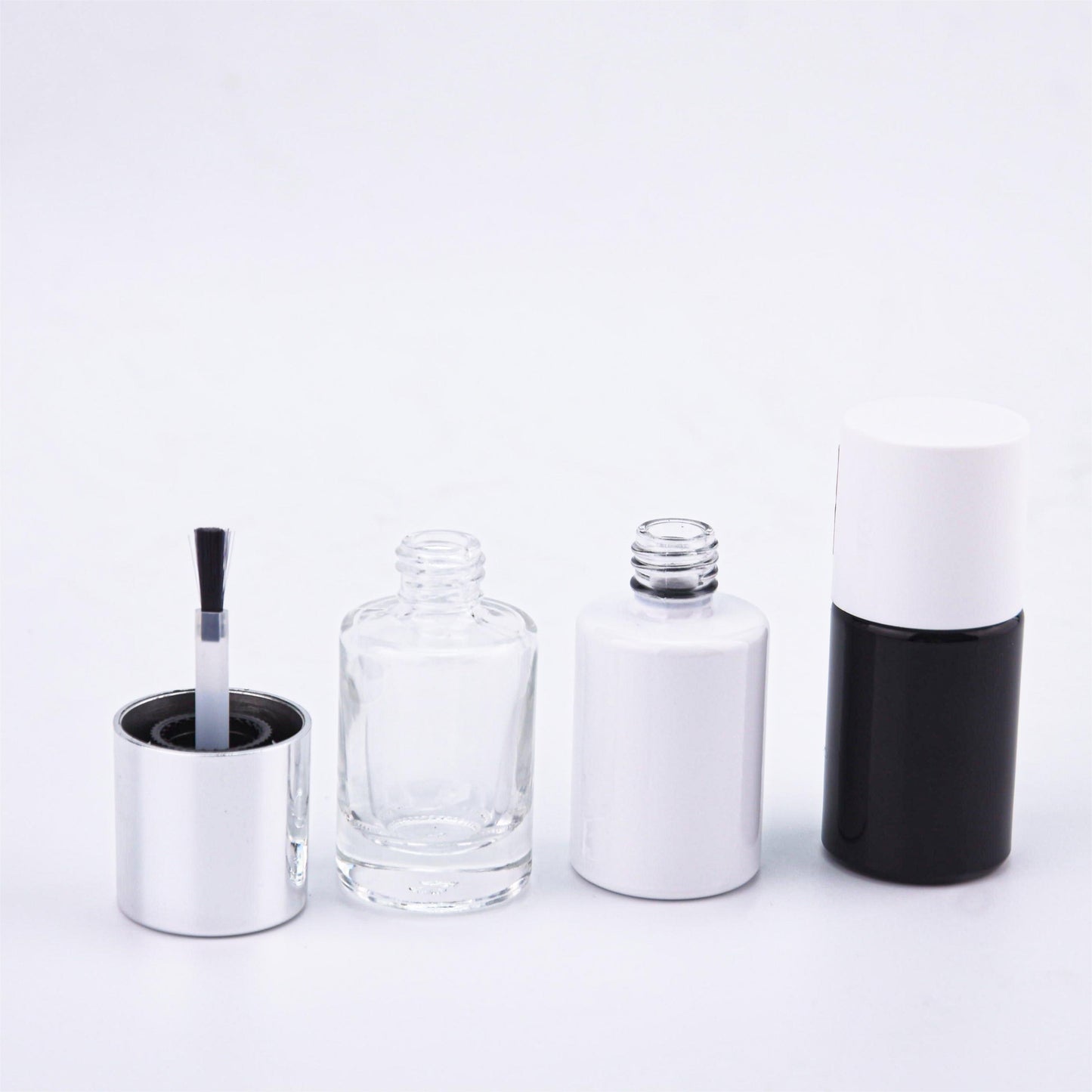 12ml Premium Transparent Glass Bottle Nail Polish - Long-Lasting Shine